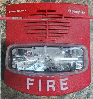 Simplex 4903-9418 TrueAlert Wall Mount Horn/Strobe - Red