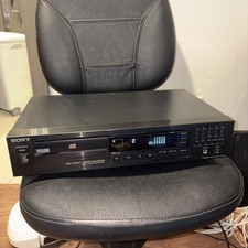 Sony CDP-491 CD Player High Density Linear Converter Tested Working No Remote