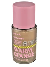 VICTORIA'S SECRET PINK WARM COOKIE FRAGRANCE BODY MIST SPRAY SPLASH 2.5 oz NEW
