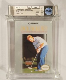 Jack Nicklaus' Greatest 18 Holes Championship Golf NES WATA 9.0 A+ Sealed POP 1