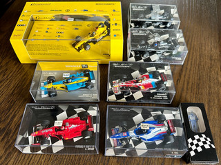 7x Formel 1 Minichamps Konvolut 1:43 F1 Ferrari Renault Williams Jordan Arrows