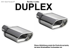 Ulter Duplex Sportauspuff Volkswagen PASSAT B5/B6 Lim., Variant 96-05 145x75mm