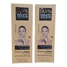 X2 Gluta White Age Defying Lotion With Glutathione  Collagen 250ml 2pieces