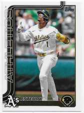 2025 Topps #453 Esteury Ruiz - Oakland Athletics