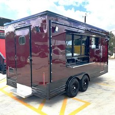Concession Trailer Fully Equipped Mobile Kitchen Food Trailer Has VIN code
