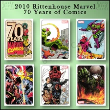 2010 Rittenhouse Marvel 70 Years of Comics (1-72) / U Pick Cards / Buy2+ Save10%