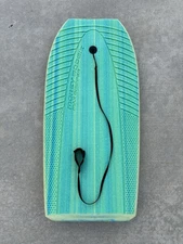 Rare Vtg Morey Max Gripper Boogie Board Bodyboard Pro Surf Series Ocean Blue Grn