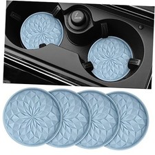 Car Coasters for Cup Holders 4 Pack - 2.75In Silicone Auto Mug 4 Pack-ether