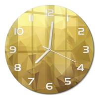 Glasuhr Stilvolle Glas-Wanduhr Abstraktion Hintergrund WeißE Zeiger Fi30 Cm