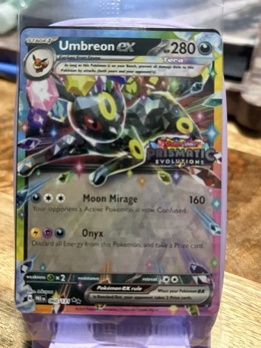 Umbreon Stamped Surprise Box Promo 060 Pokemon Prismatic Evolutions