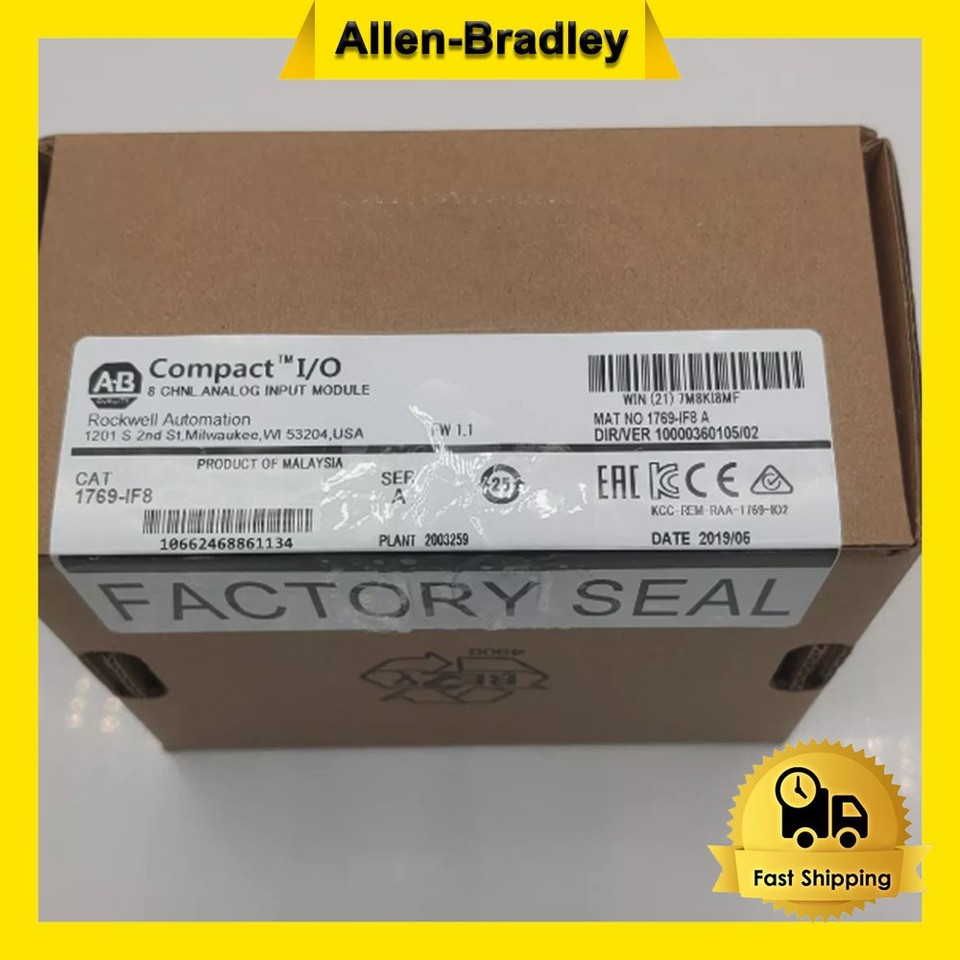AB 1769-IF8 CompactLogix 8 Pt Analog Input Module New Sealed | eBay
