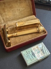 Seltener Gillette Old Type &bdquo;Big Fellow&ldquo; &ndash; franz&ouml;sisches Set um 1920