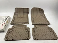 DIRECT FIT - 11AVMST Tan Cut-To-Fit Rubber Floor Liner Mats - 4 Piece Set