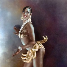 Josephine Baker Yellow Costume 4x6 Picture Celebrity Print