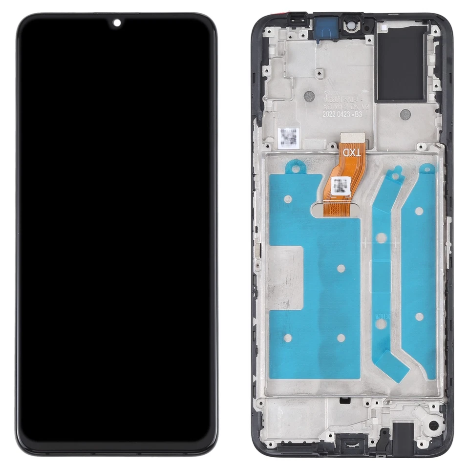 Original LCD Screen for Honor X7 Digitizer Full Assembly with Frame - Image 2 of 4