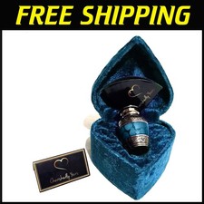 Small Keepsake Memorial Urn with Heart Velvet Case
