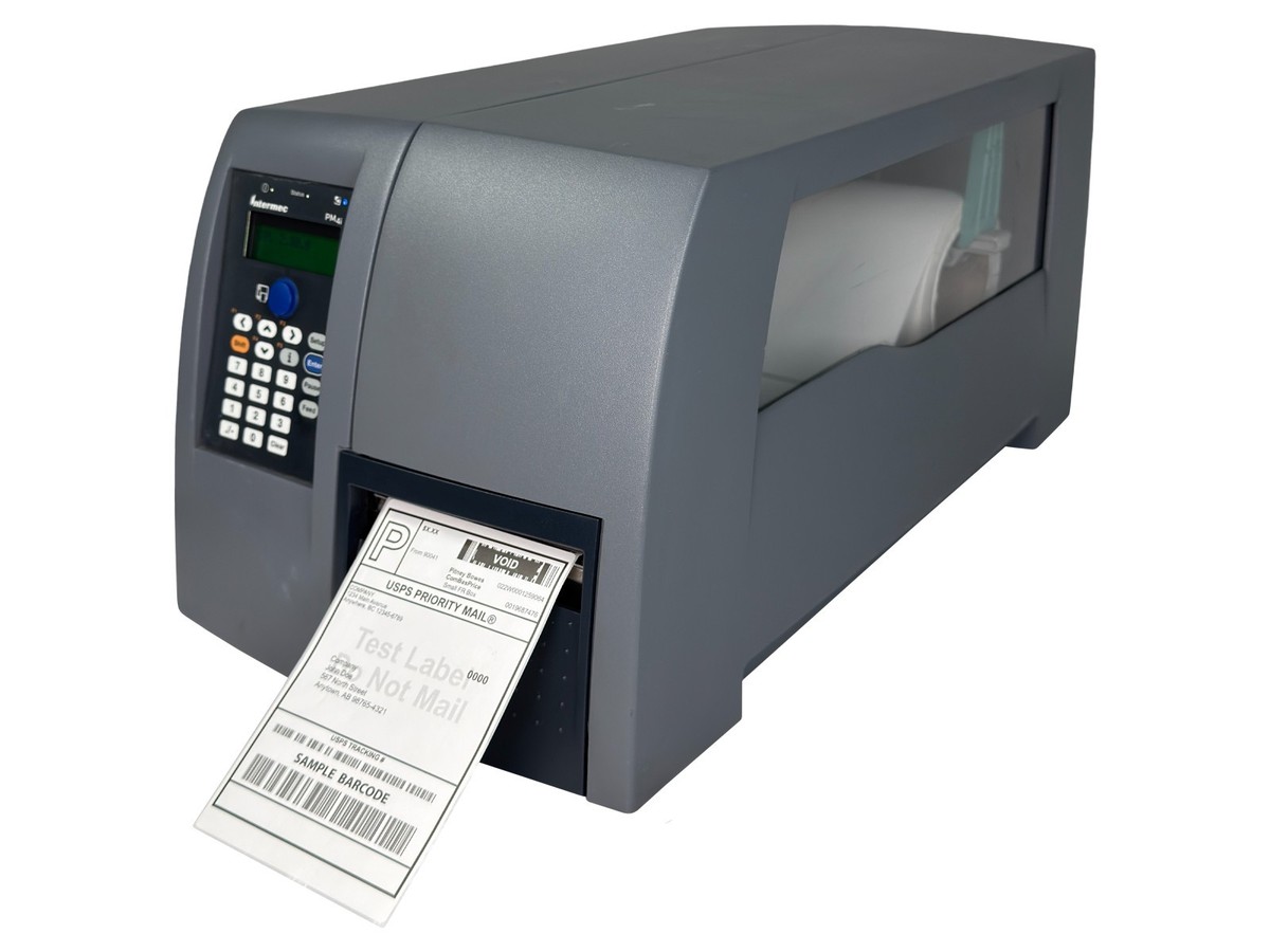 Intermec EasyCoder PX6i 203DPI lämpösiirtotulostin jossa RS232, USB ja LAN