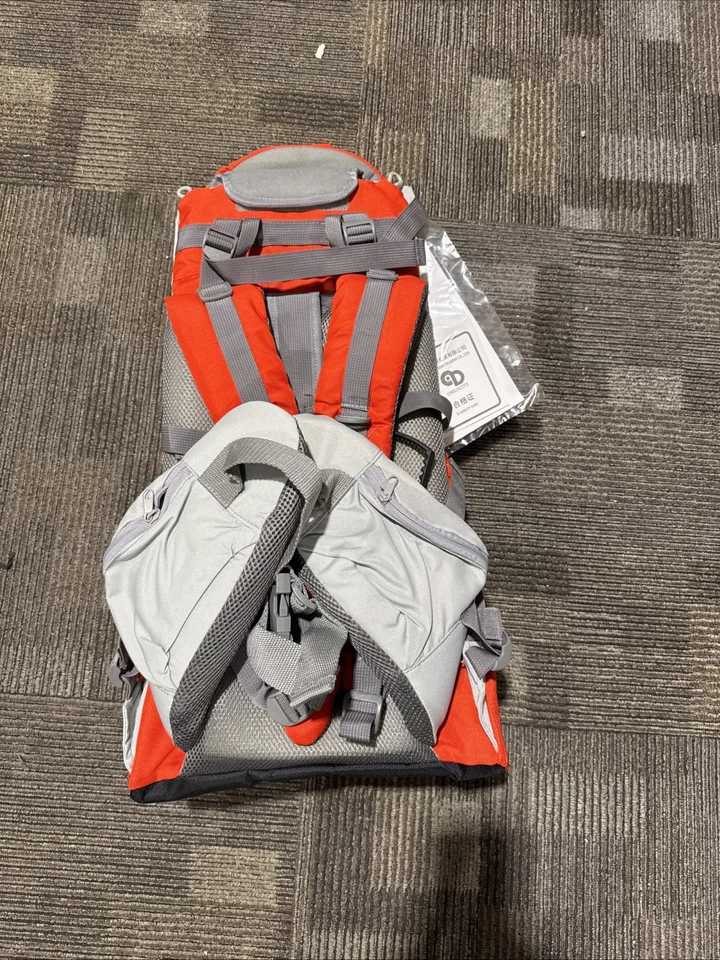 Mochila de caminhada estilo ombro infantil cidade bebê criança laranja 6M-2 anos - Imagem 2 de 2