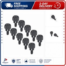 PC Case Thumb Screws 6-32 Black Aluminum 10 Pack Computer Case Fasteners