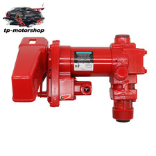 Rotary Vane Fuel Transfer Pump Heavy Duty Cast Iron High Flow 12V 15GPM DC