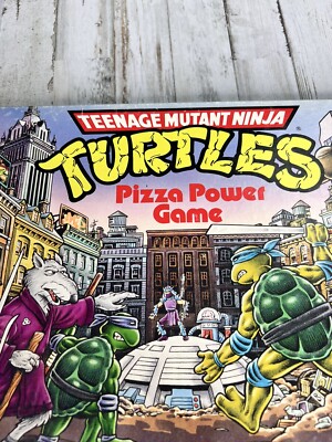 TMNT Teenage Mutant Ninja Turtles Pizza Power Game 99% Complete +