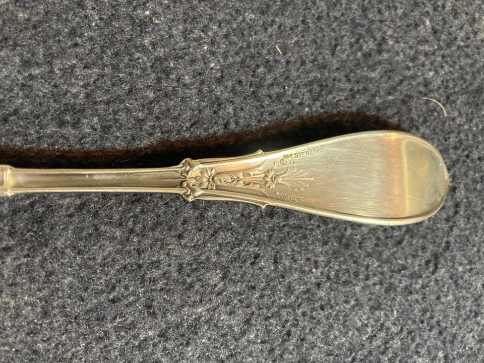 GORHAM WHITING Arabesco Esterlina 8 3/8 PULGADAS GRANDE TODO CUCHARÓN SIMPLEMENTE BUENO Foto 4 de 4