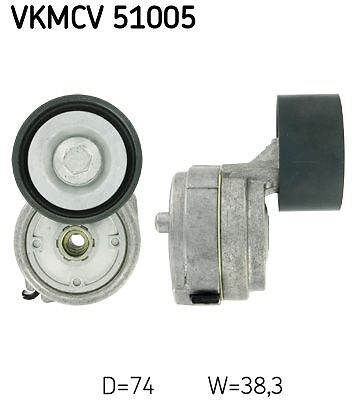 SKF Vkmcv 51005 Spannrolle, Keilrippenriemen FüR MERCEDES-BENZ-image