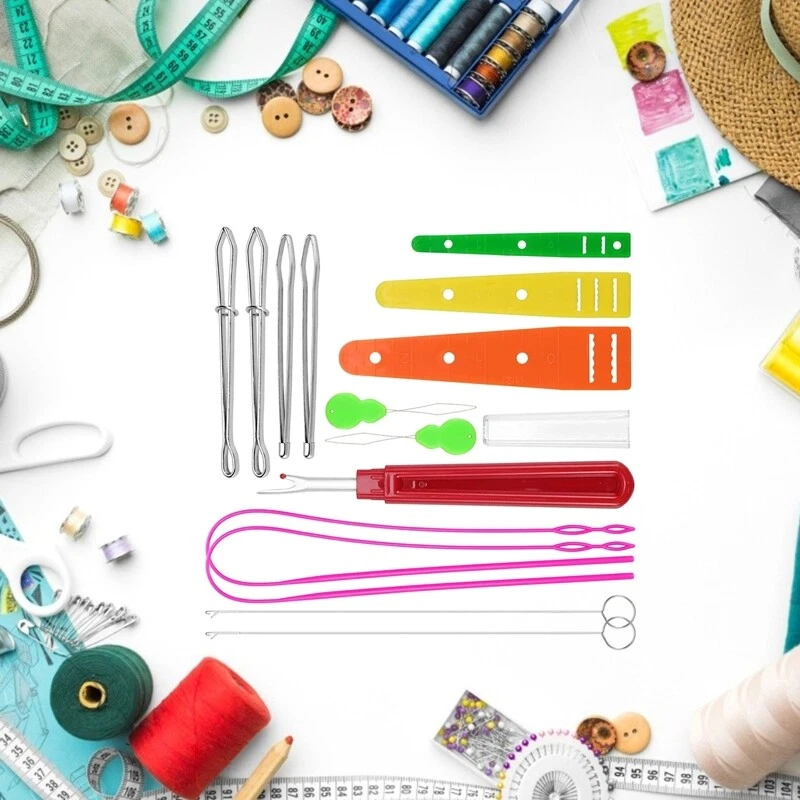 Kit raspador de costura con cordón para cinturones de tela tiras tejer hágalo usted mismo costura Foto 2 de 4