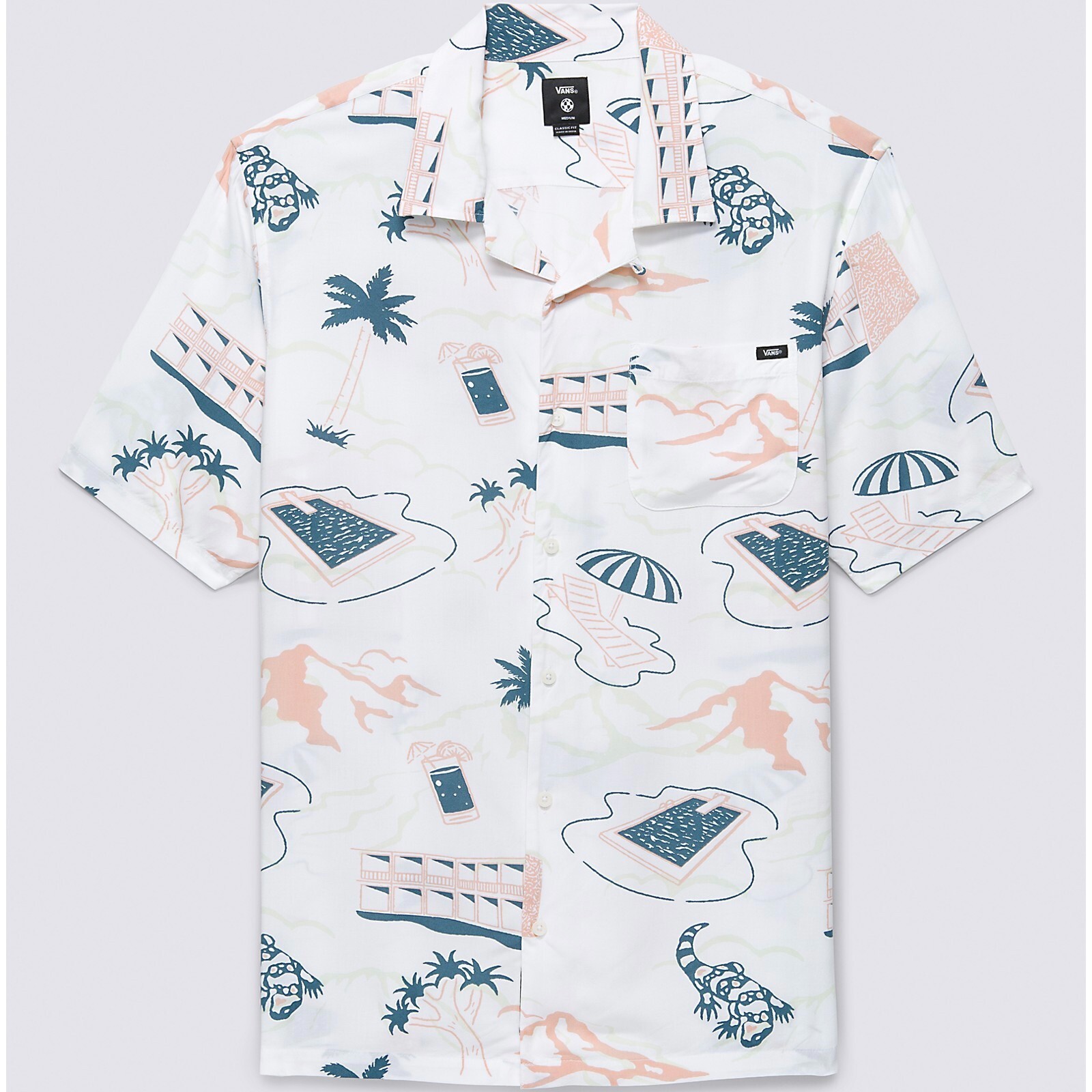 Совершенно Новые мужские фургоны Scenic Woven White Medium