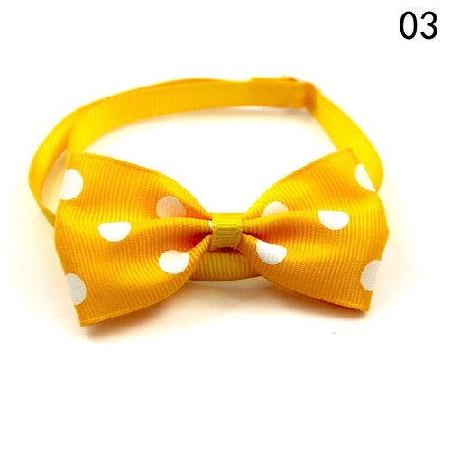 2Pcs Dog Cat Bowknot Collar Bow Tie Necklace Pet Adjustable Neck Collar Supply - Picture 15 of 20