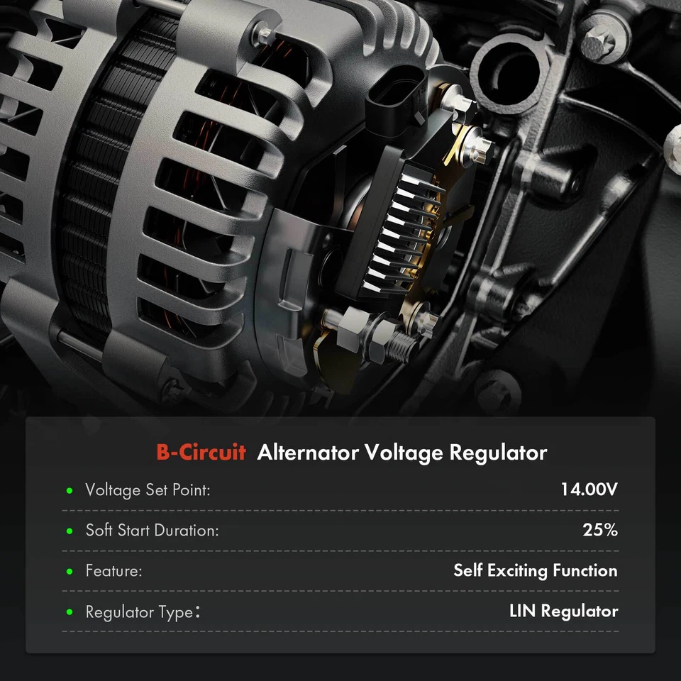 Regulador alternador para Toyota RAV4 2013-2018 Corolla 2014-2019 L4 1,8 L L4 2,5 L Foto 2 de 4