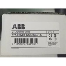 one new abb 2TLA010028R2000 RT7A 24VDC 0-1.5S Safety Relay Free ship #YP1