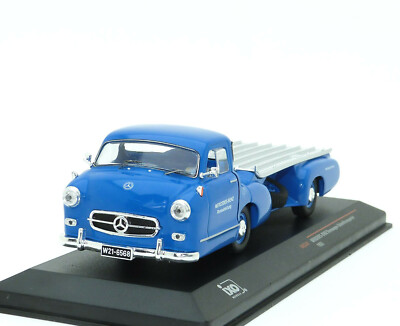 1955 Mercedes-Benz Renntransporter Le Miracle Bleu 1:43 IXO Models RAC342