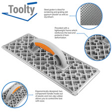 Metal Render Floats Scratch Trowel Spiked Float Scraper Scrubbering Tool Toolty