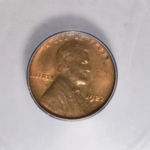1922-D LINCOLN CENT ~ RED & BROWN ~ ICG MS63 RB! - Image 3 of 4