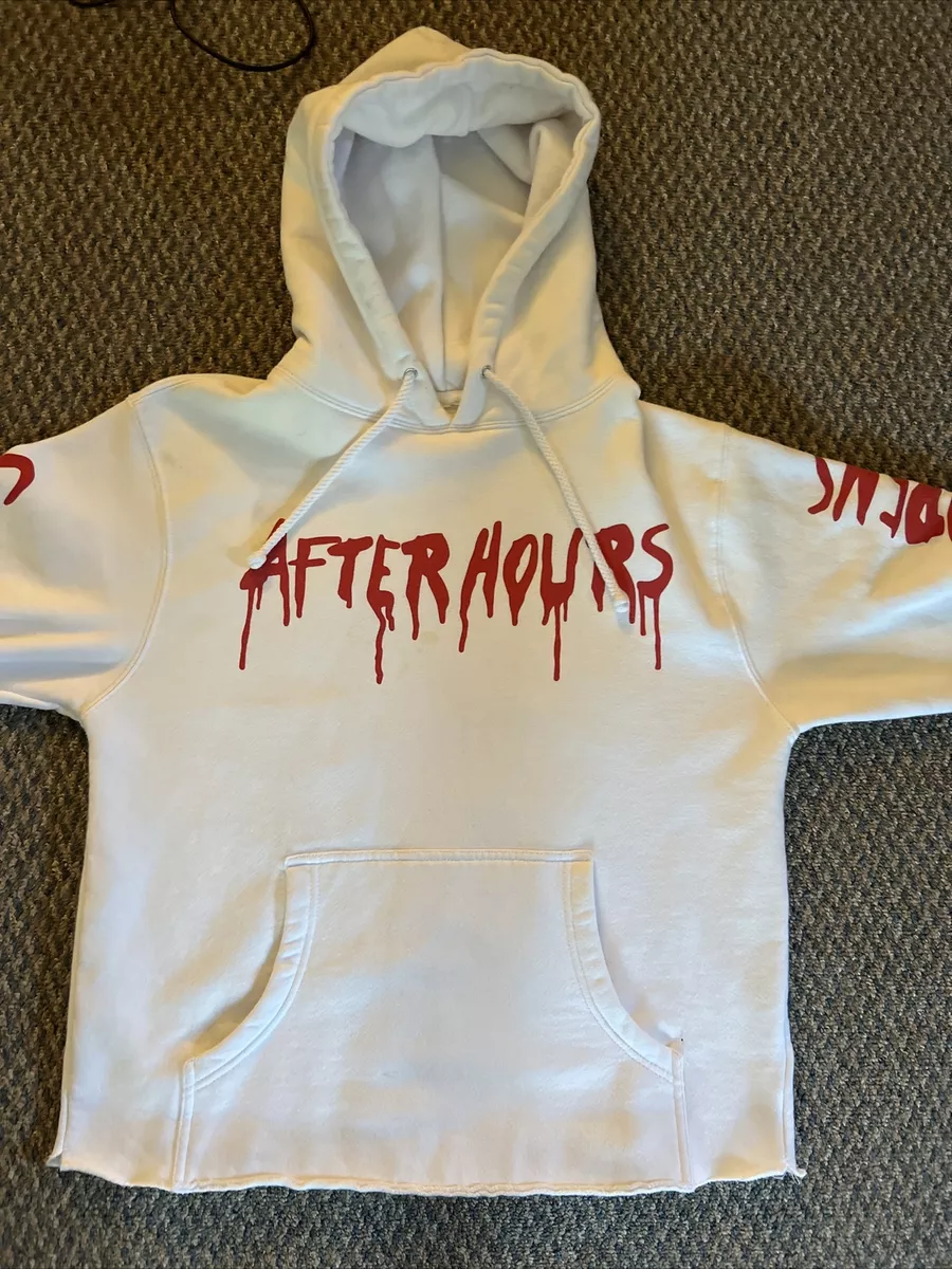 VLONE THE WEEKND HOODIE WHAT HAPPENS AFTER HOURS HOODIE SIZE SMALL
