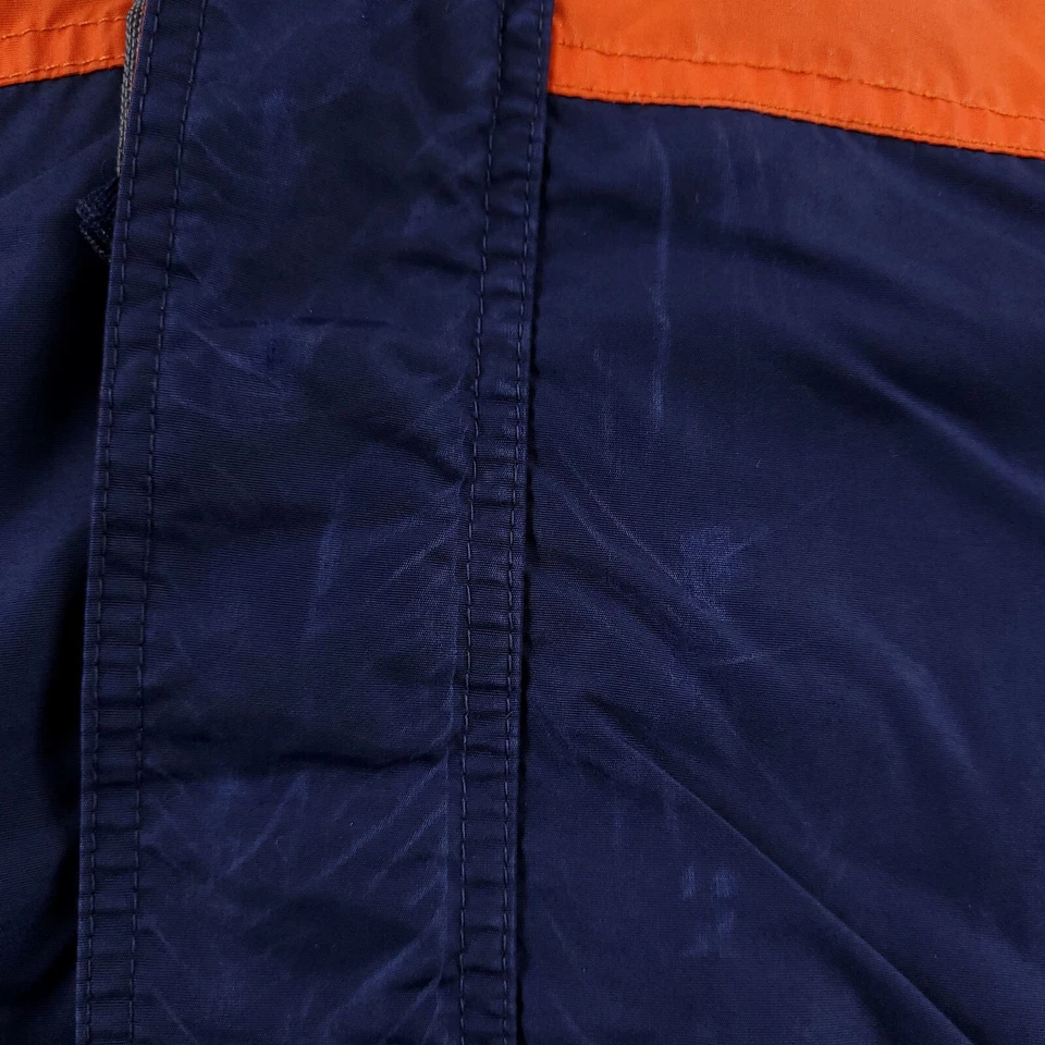 Columbia Jacket Mens Small Blue Orange Interchange Bugaboo Colorblock Nylon Wind - Image 3 of 4