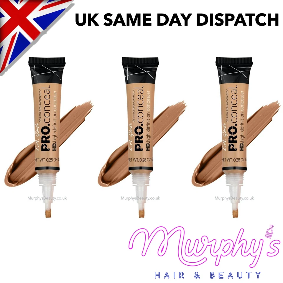 LA Girl | Pro Conceal HD Concealer (GC975 Medium Bisque) (3 PACK) - Image 1 of 1