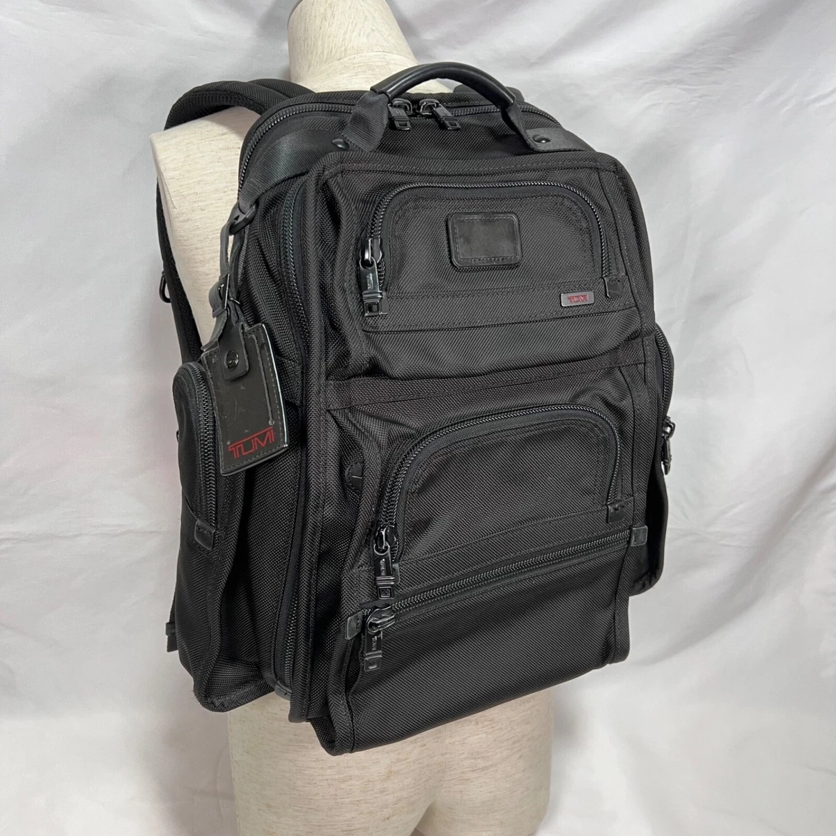 TUMI 26578DH T-Pass Black Backpack l Black Good Condition