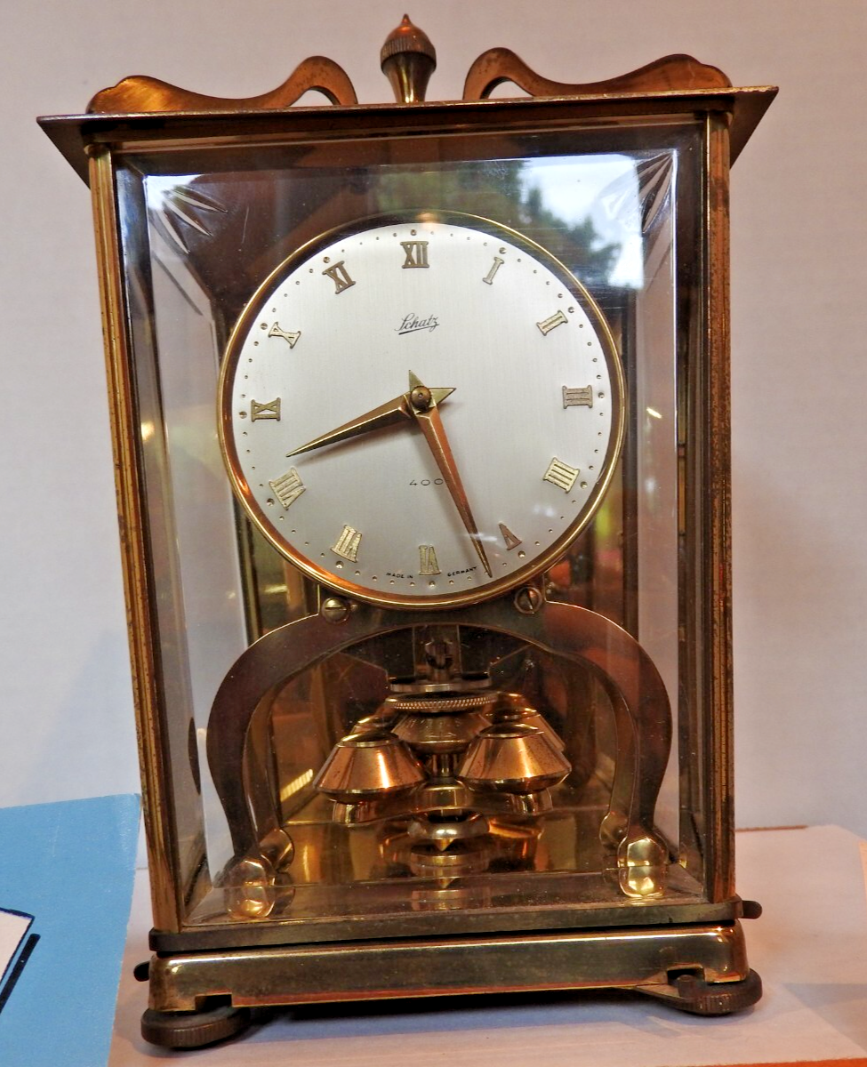 German Schatz 400 Day Carriage/Mantel Clock WORKING Spare Wire