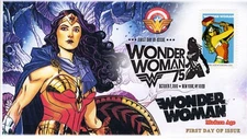 AO- 5149-2, 2016, Wonder Woman,  Add-on Cover, First Day Cover, Pictorial Postma