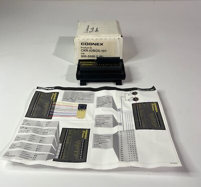 ONE (1) COGNEX 101 Checker I/O Job Change Module CKR-IOBOX-101 800-5888-2B (NEW)