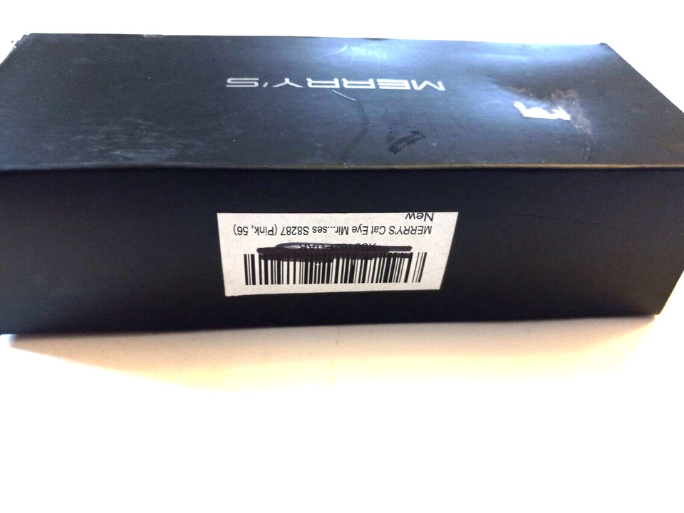 Óculos de sol feminino MERRY'S olho de gato rosa proteção UV400 S8287 novo na caixa - Imagem 3 de 3