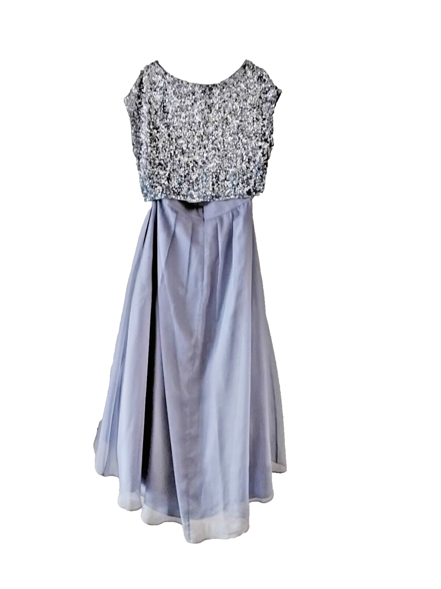 Coast Sequin Top Pale Blue Organza Skirt Wedding Bridesmaid
