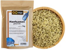 1kg Hanfsamen geschält Hanf Samen vegan näh...