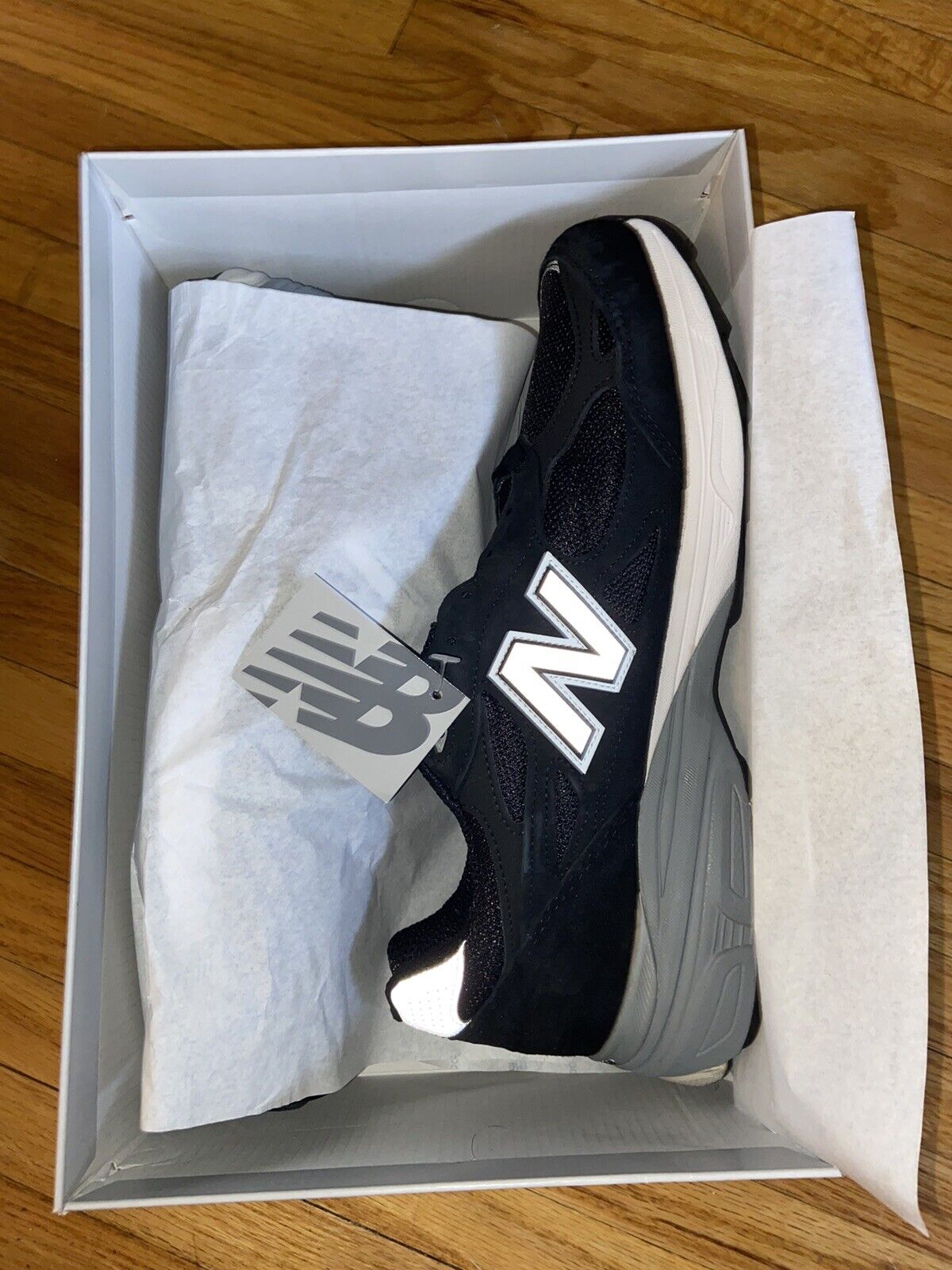 New Balance 990v3 Black In USA M990BS3 Size 12 BRAND NEW