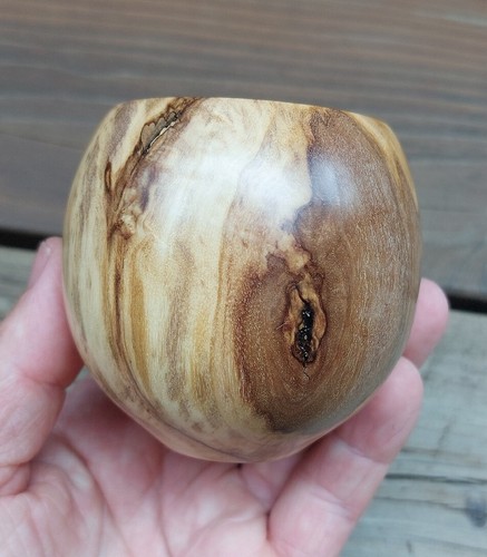 Olive Wood Small Bowl! Beautiful Grain ๐ ~Dovecote Woodworking~ (674) - Picture 3 of 13