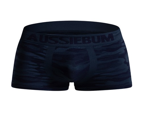 aussieBum Bodystretch Camo Blue Navy Trunk - Picture 6 of 6