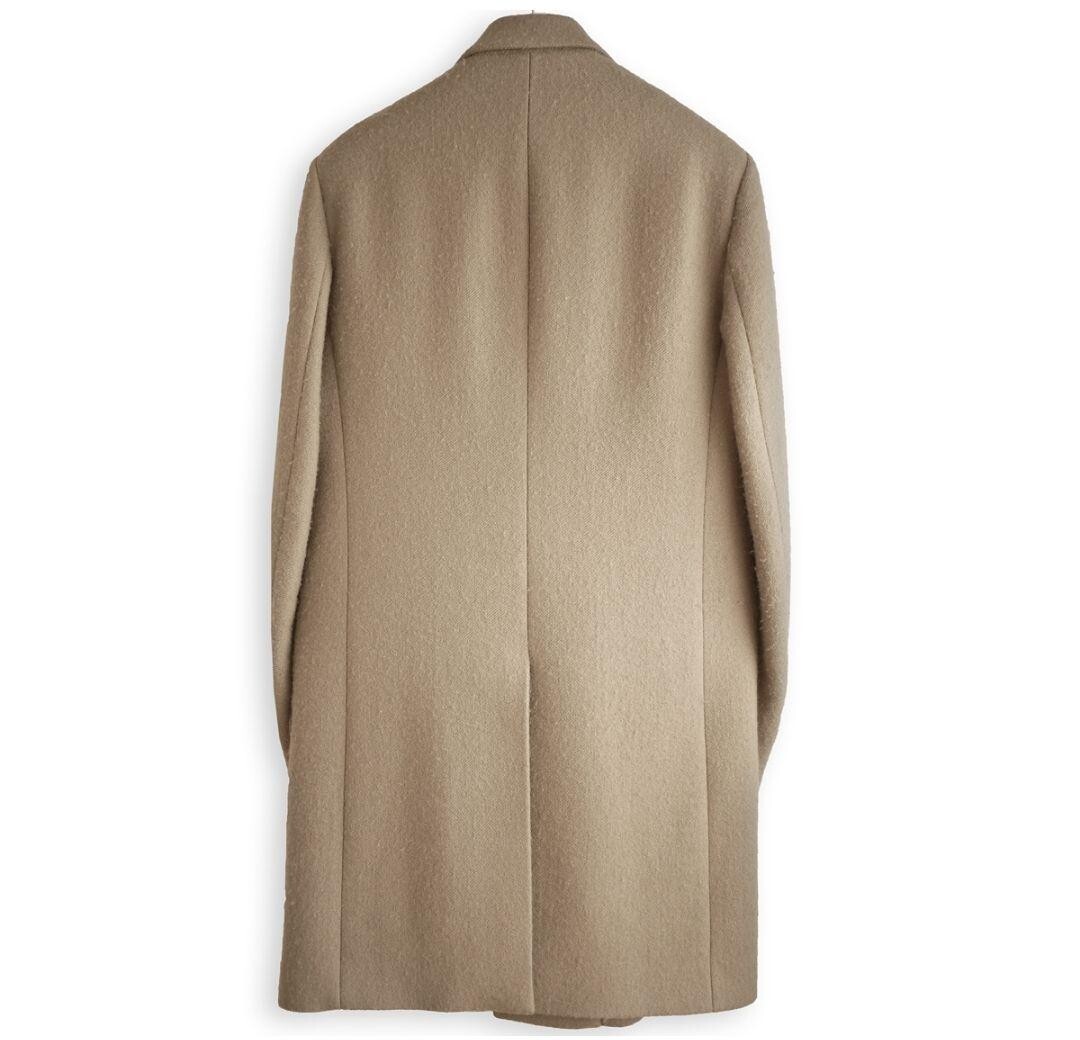 Maison Margiela Melton Chester Jacket Coat Wool Beige Line 10 Size 