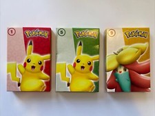 3x McDonalds 2022 Pokemon Match Battle Cards Happy Meal Toys